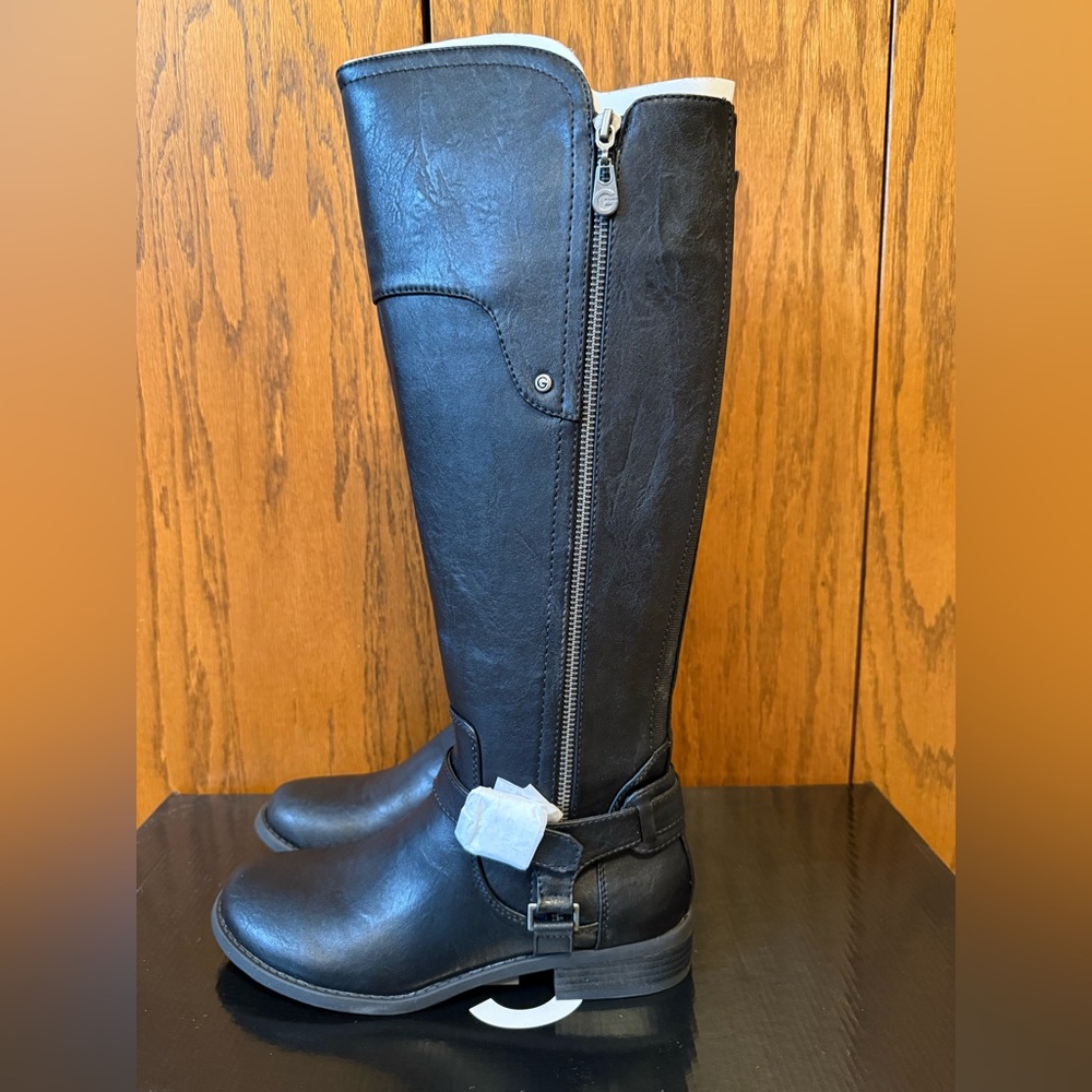 G by Guess Tall Black Heeled Boots